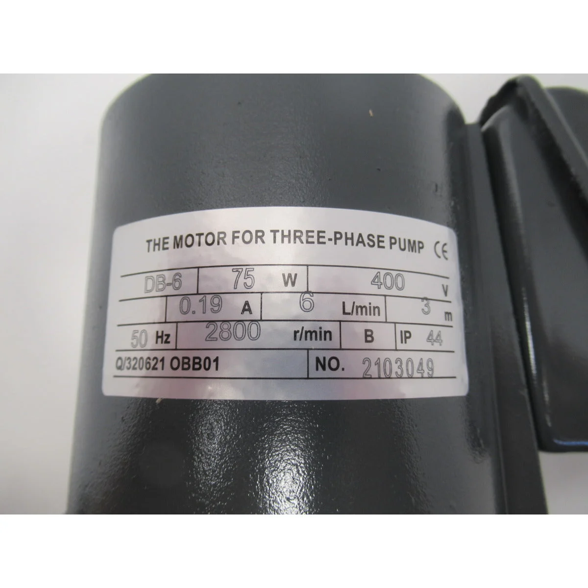 OPTIMUM Kühlmittelpumpe B40GSM/GSP/B50GSM/L28HSRAL7016 / 400V / 85W SM-0333440004