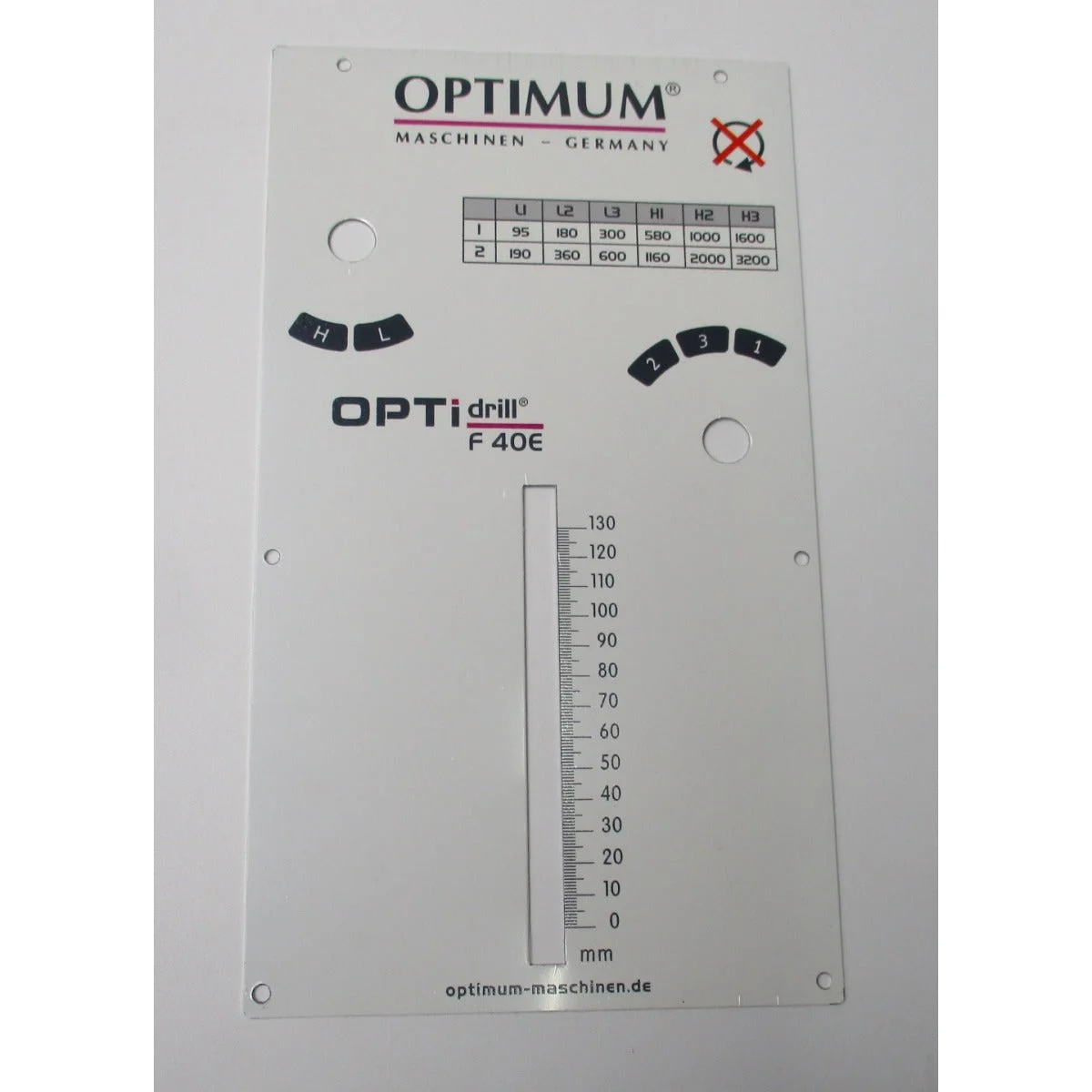 OPTIMUM Label F40E SM-0333844089
