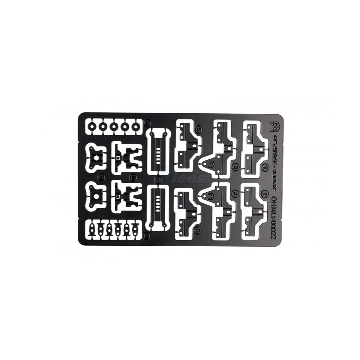 T01 Stainless Steel Roof Spoilers Mount for Orlandoo Hunter Model OH32T01 SCANIA R650 OL/SA0130