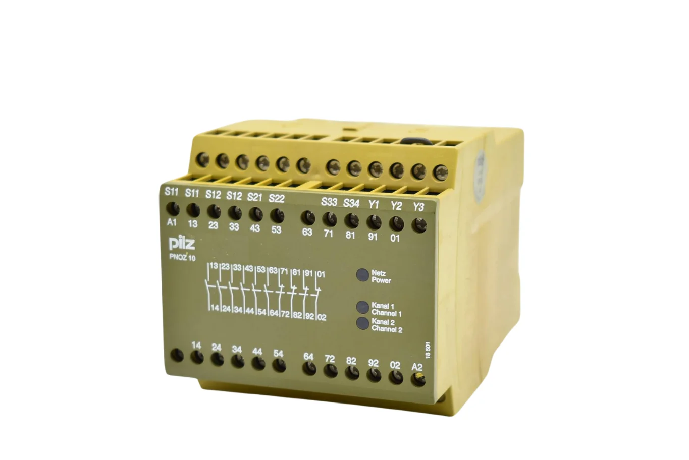 PILZ PNOZ 10 Notausüberwachung 24VDC 6n/o 4n/c, ID 77409