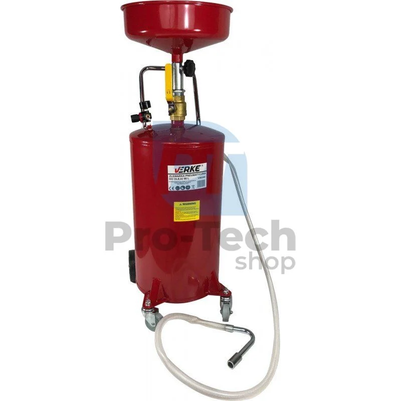 Pneumatischer Sammelbehälter, Absaugung 90l 13166