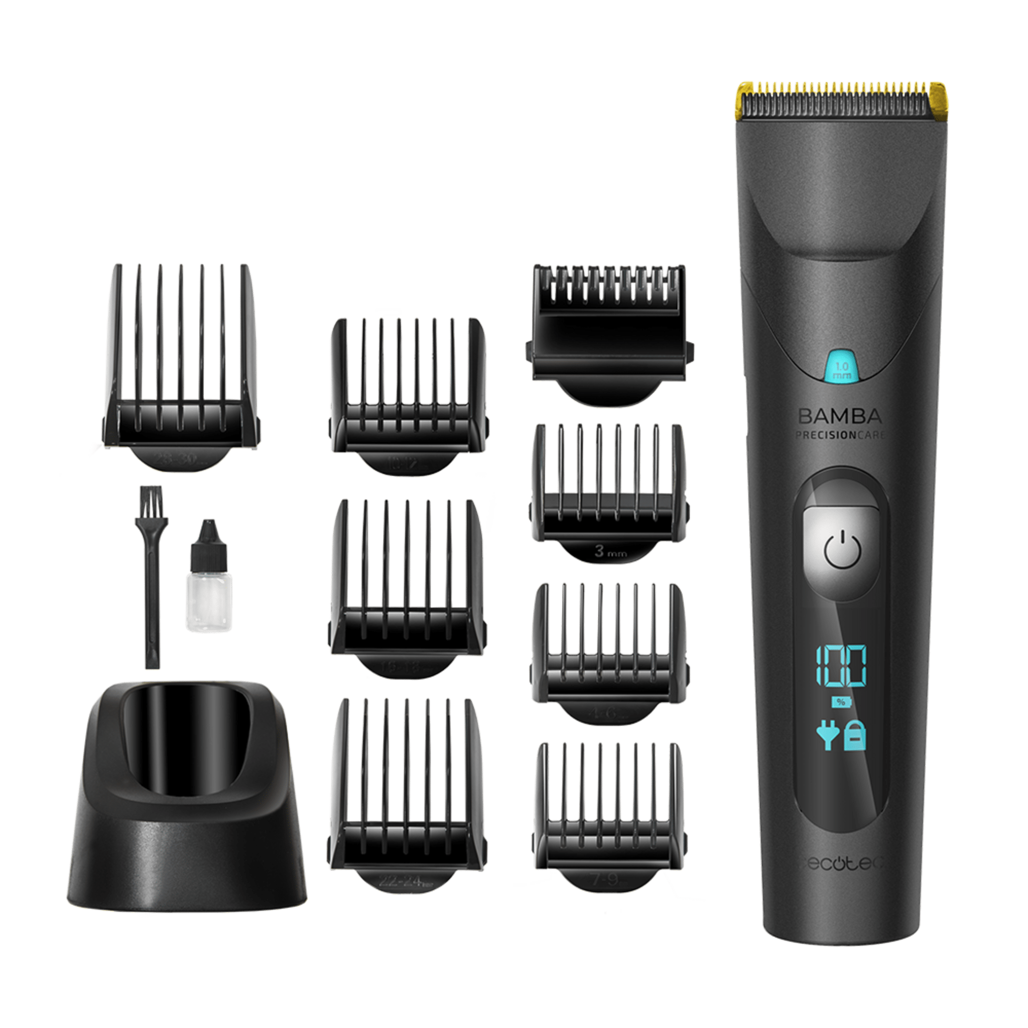 Precisioncare Wet&Dry Wet&Dry Haarschneider mit Akku und titanbeschichteten Klingen.