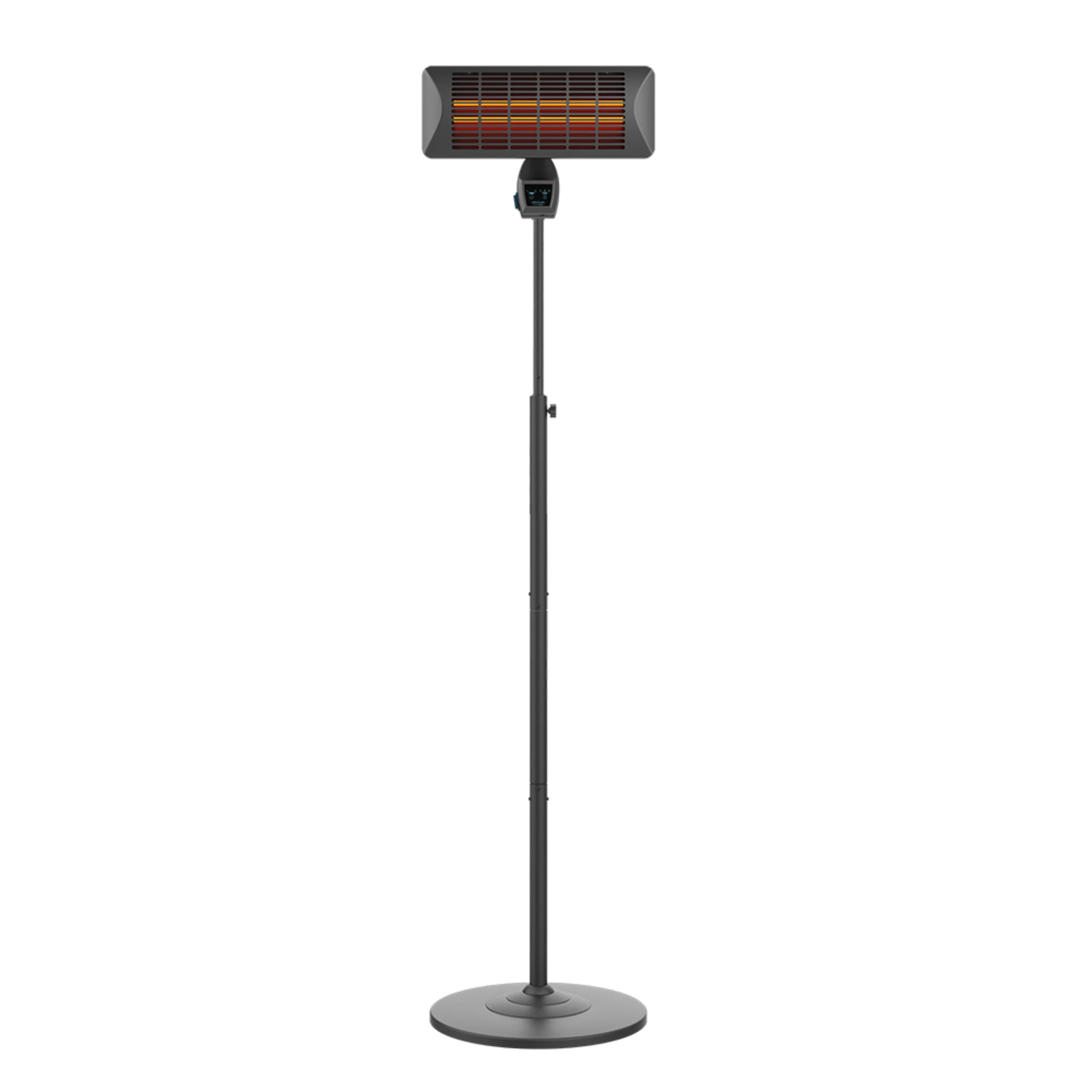 Ready Warm 8200 Power Quartz Smart Outdoor-Heizgerät Quarz-Halogen-Wand- oder Bodenheizgerät, 2000 W, IP24, 2 Leistungsstufen, Fernbedienung, Timer, 15 m2 Wirkungsbereich.