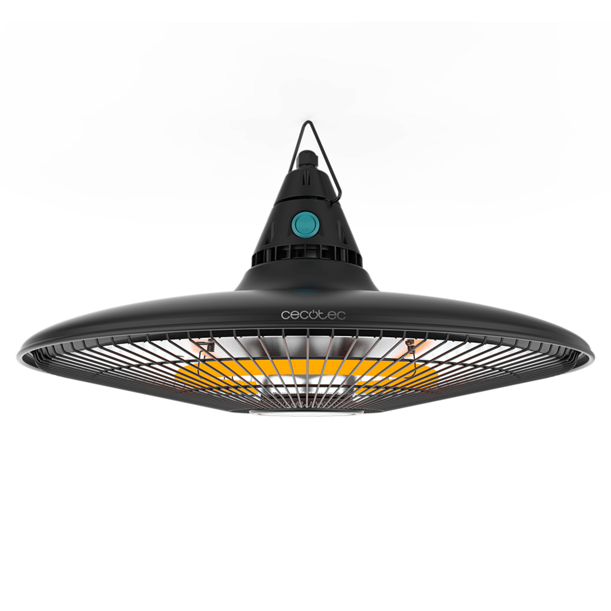 ReadyWarm 1500 Power Ceiling Outdoor-Heizgerät mit einer großen maximalen Leistung von 1500 W.