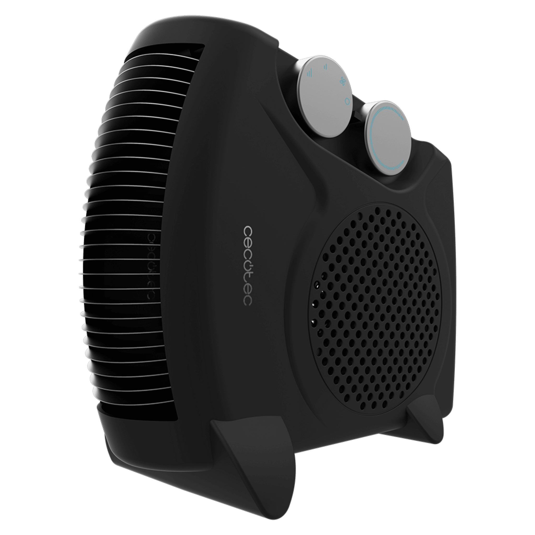 ReadyWarm 2000 Max Dual Black Heizlüfter mit 2000 W und 3 Betriebsarten.