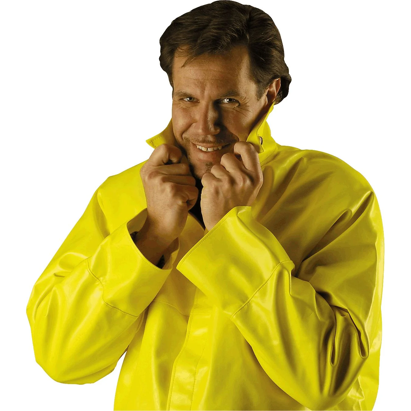 Regenschutzjacken gefüttert gelb