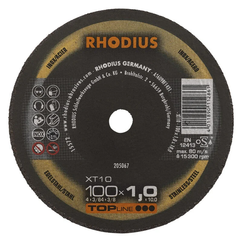 Rhodius Trennscheibe Ø100x1x10mm R205067