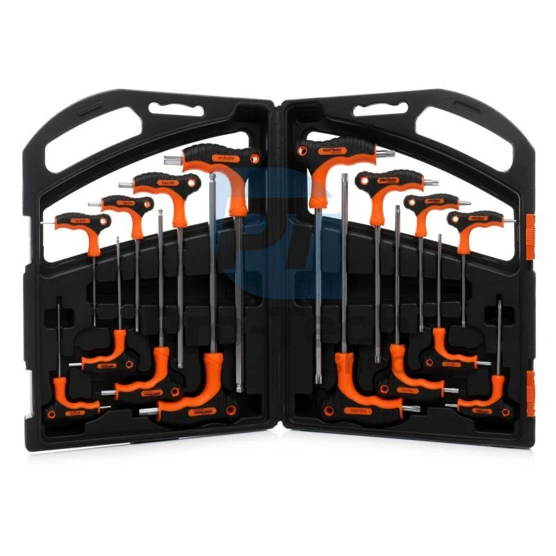 Satz Innensechskant- und Torx-Schlüssel Typ L 16-teilig 10785