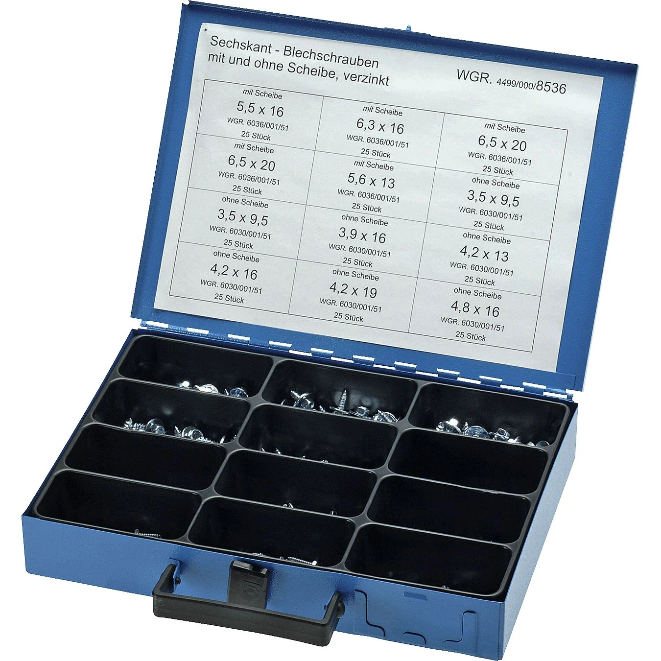 Schrauben Sortiment DIN 7976