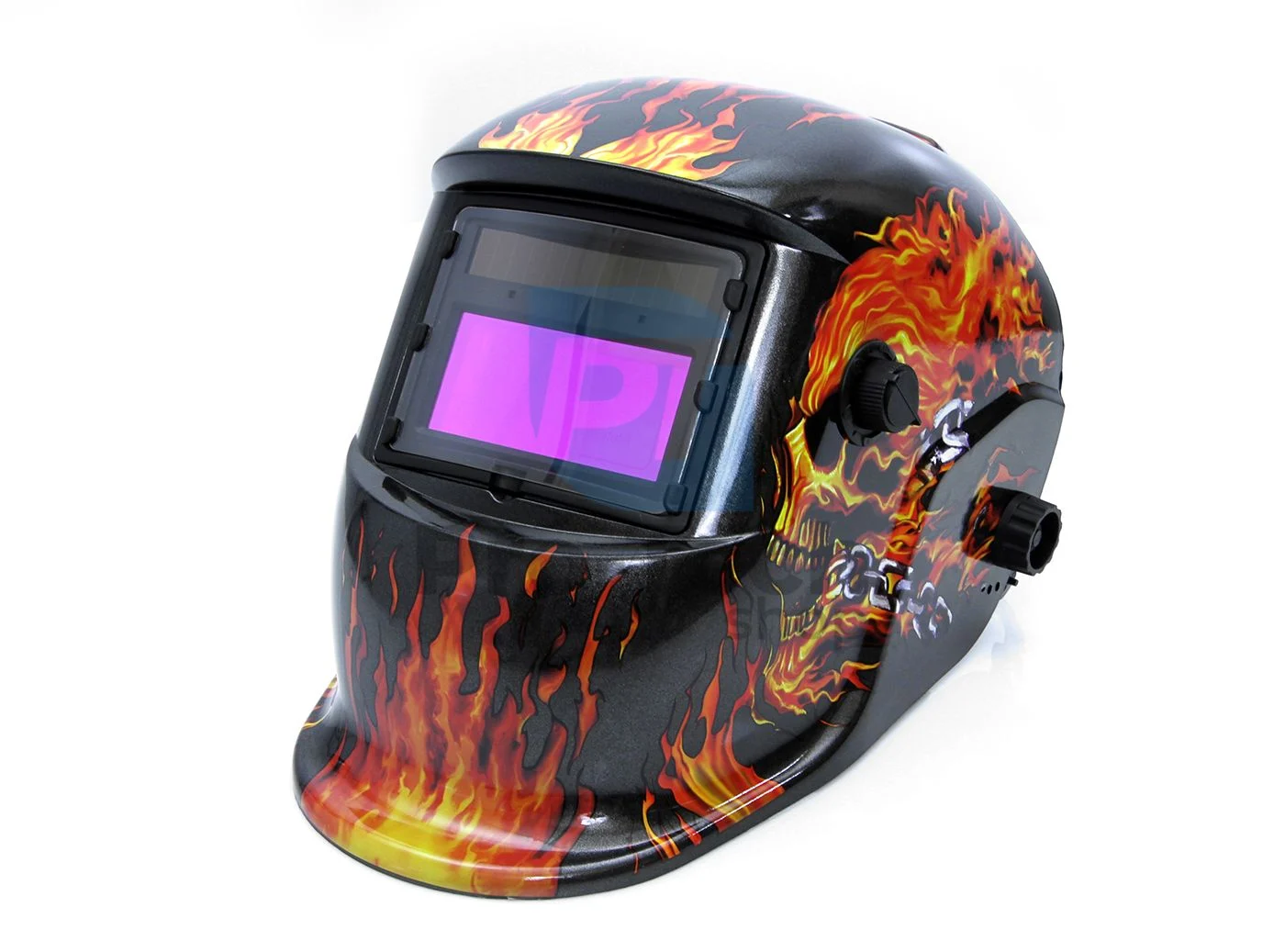 Schweißhelm mit automatischer Verdunklung Burning Skull 06530