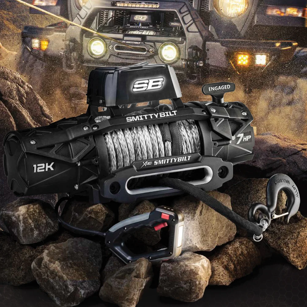 Seilwinde Smittybilt9.5 K Wasserdicht / Synthetik SeilCE-geprüft