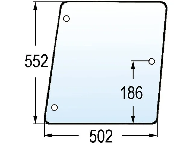 Seitenscheibe LUG-E zu Steyr