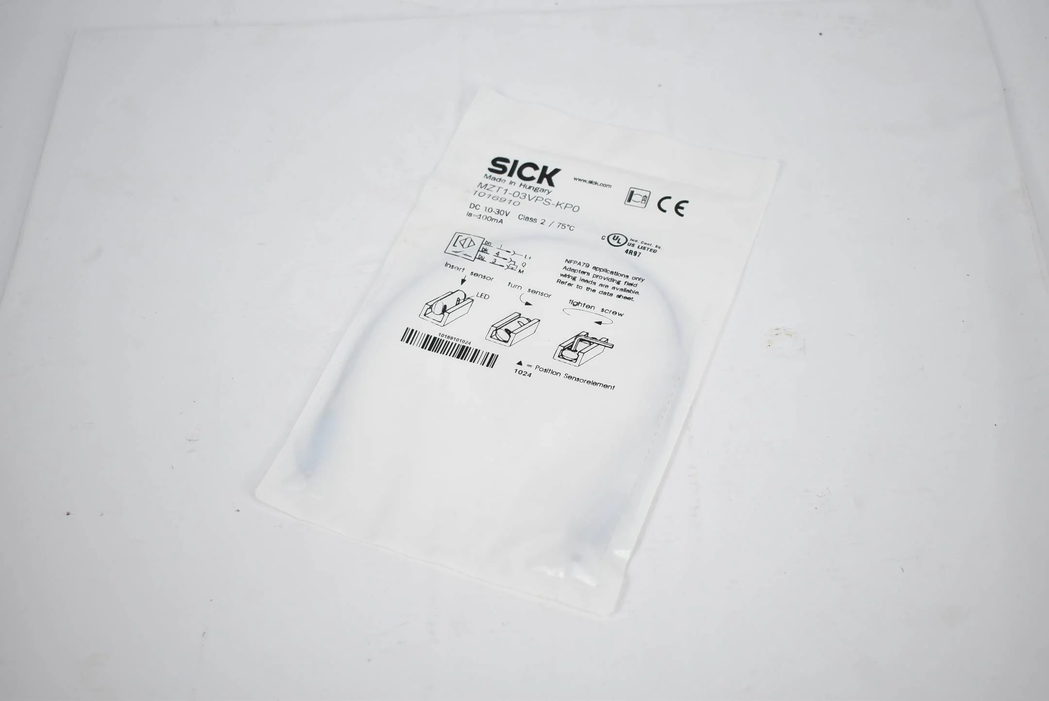 Sick Sensor für T-Nut-Zylinder DC 10-30 V MZT1-03VPS-KP0 (1016910 )