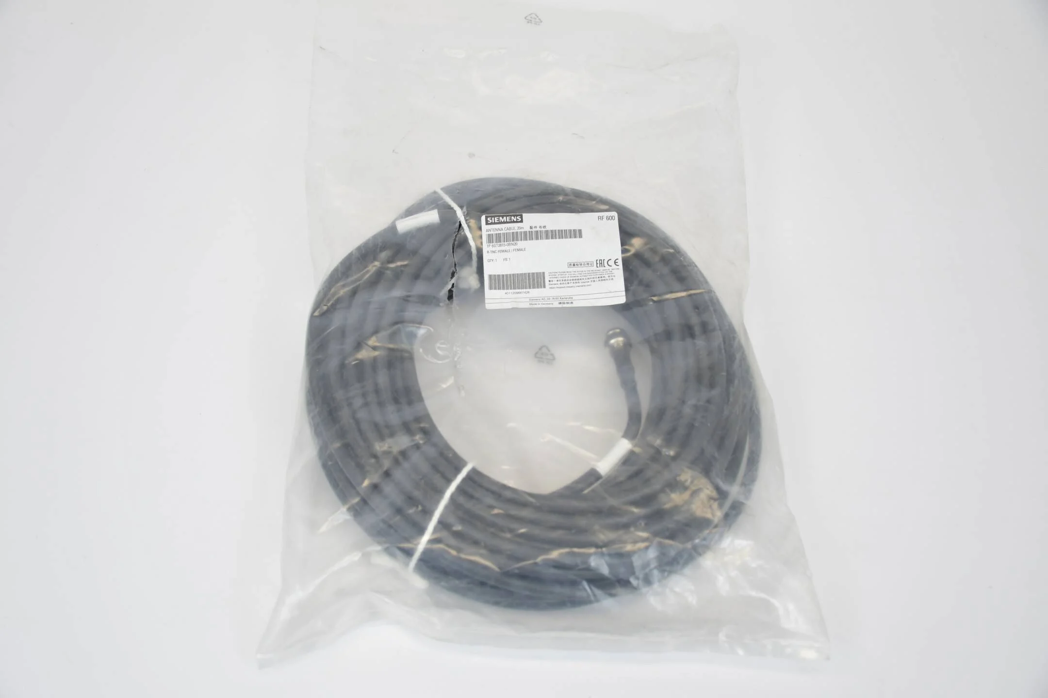 Siemens Antenna Cable R-TNC FEMALE 1P 6GT2815-0BN20 ( 1P6GT2815-0BN20 ) FS1
