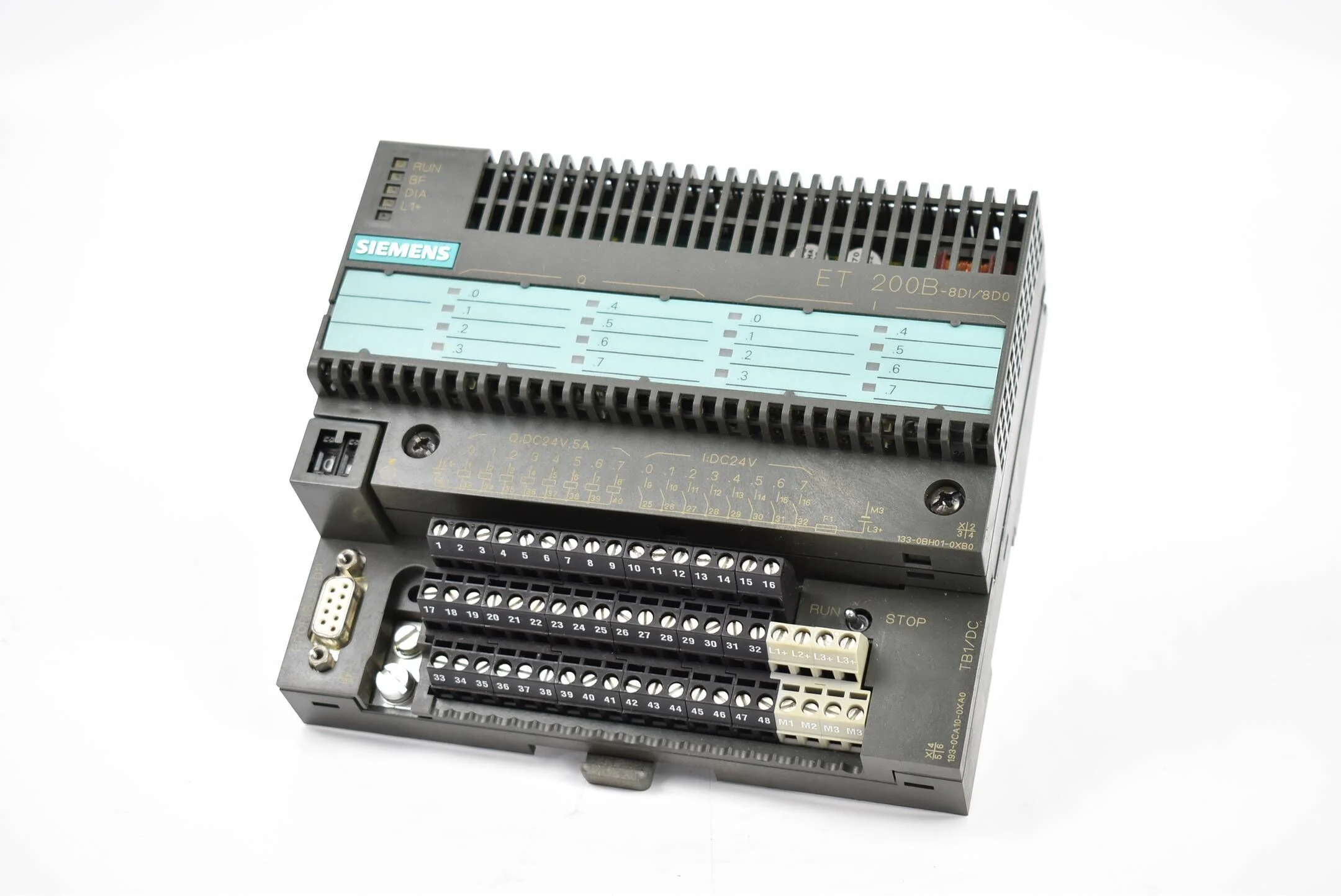 Siemens ET 200B-8DI/8DO 6ES7133-0BH01-0XB0 + 6ES7193-0CA10-0XA0