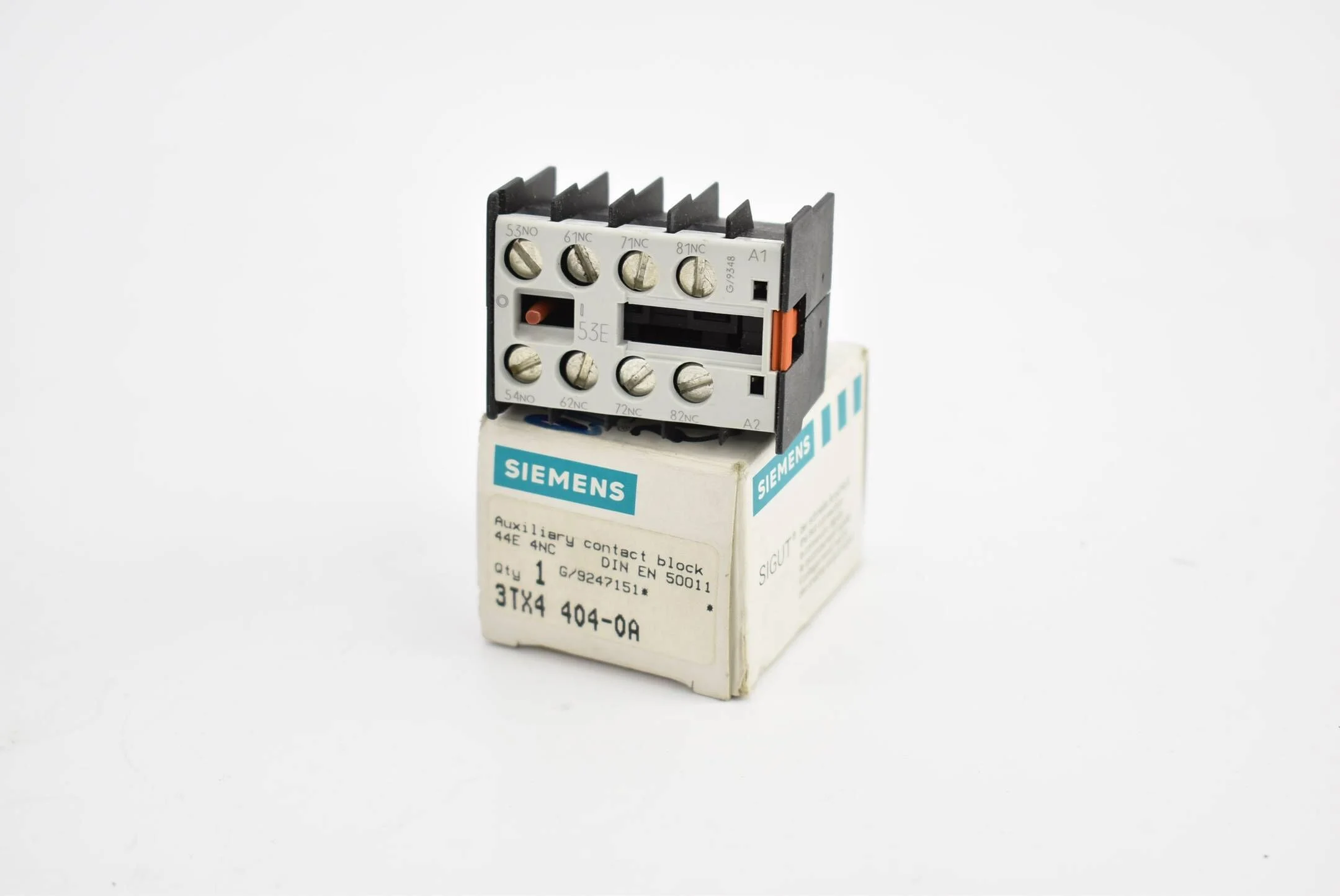 Siemens Hilfsschalterblock Auxiliary contact block 3TX4 404-0A