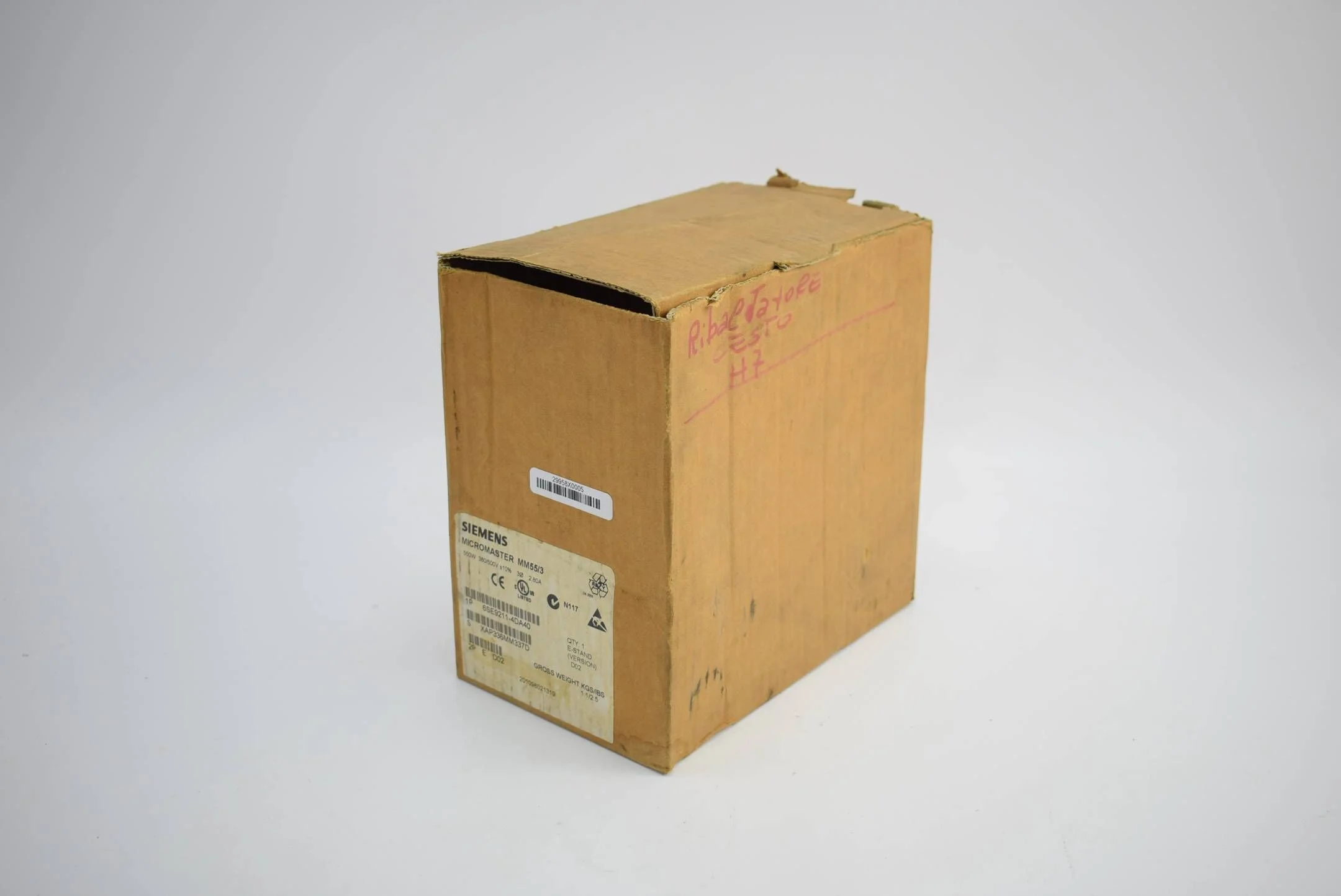 Siemens Micromaster MM55/3 6SE9211-4DA40 ( 6SE9 211-4DA40 ) E. D02