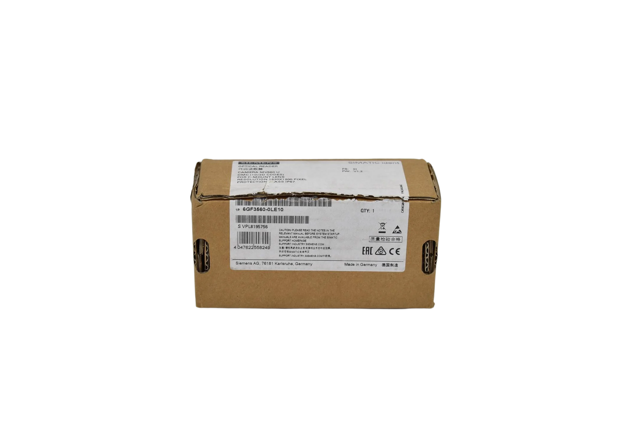 Siemens simatic Codelesegerät Optical Reader MV560 U 6GF3560-0LE10