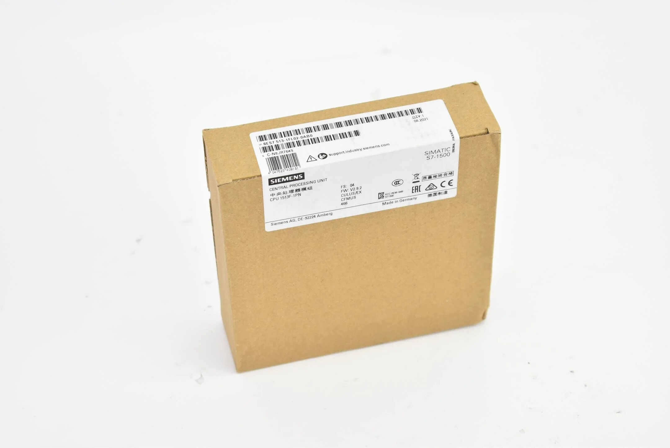 Siemens simatic S7-1500 CPU1513F 6ES7 513-1FL02-0AB0 ( 6ES7513-1FL02-0AB0 ) E4