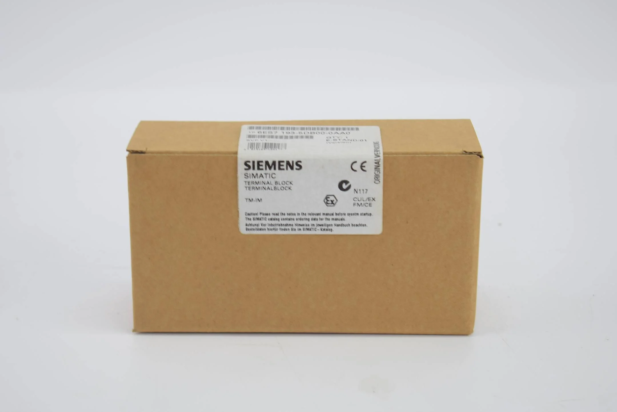Siemens simatic Terminalblock 6ES7 193-5DB00-0AA0 ( 6ES7193-5DB00-0AA0 ) E. 01