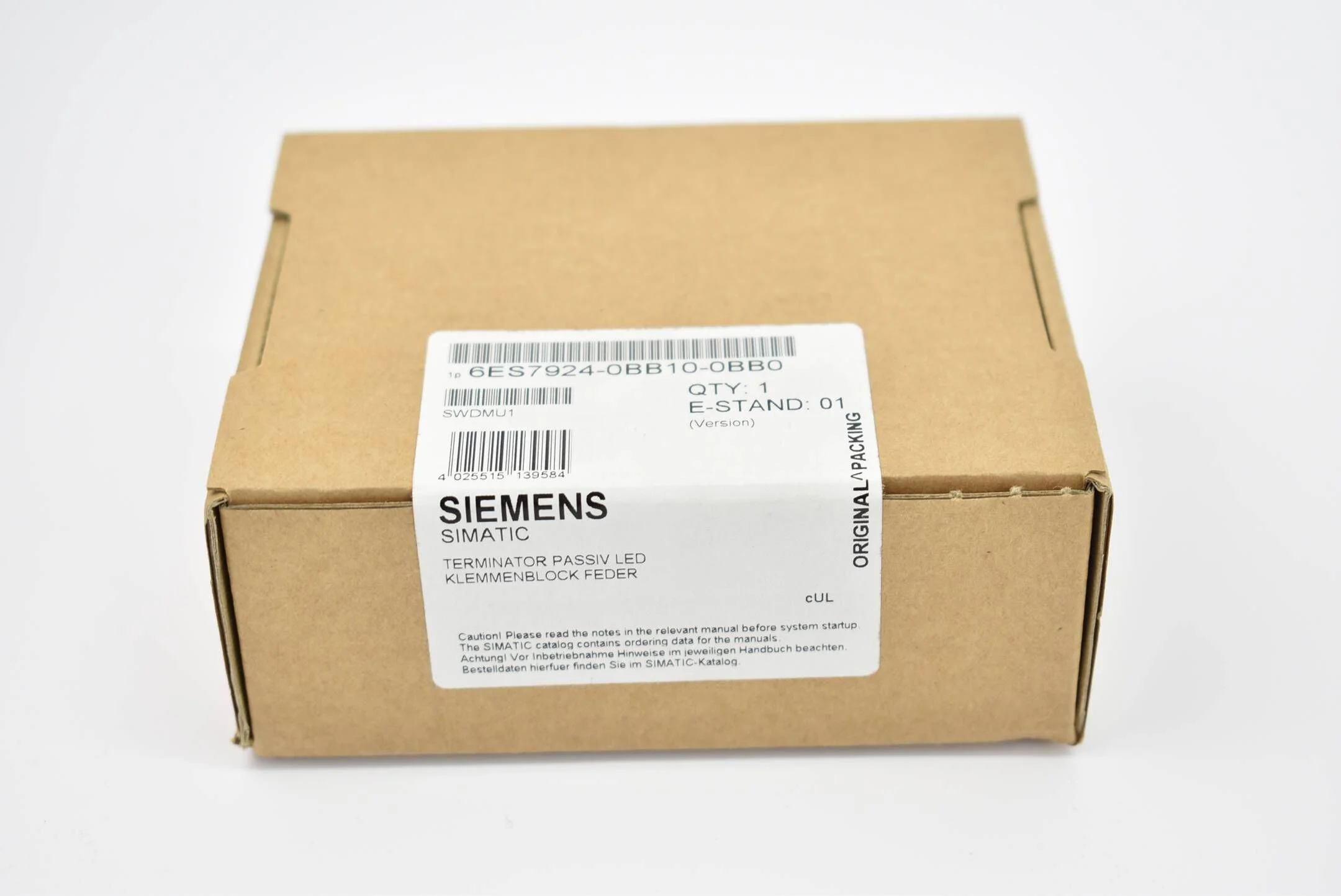 Siemens simatic Terminator Passiv LED 6ES7924-0BB10-0BB0 ( 6ES7 924-0BB10-0BB0 )