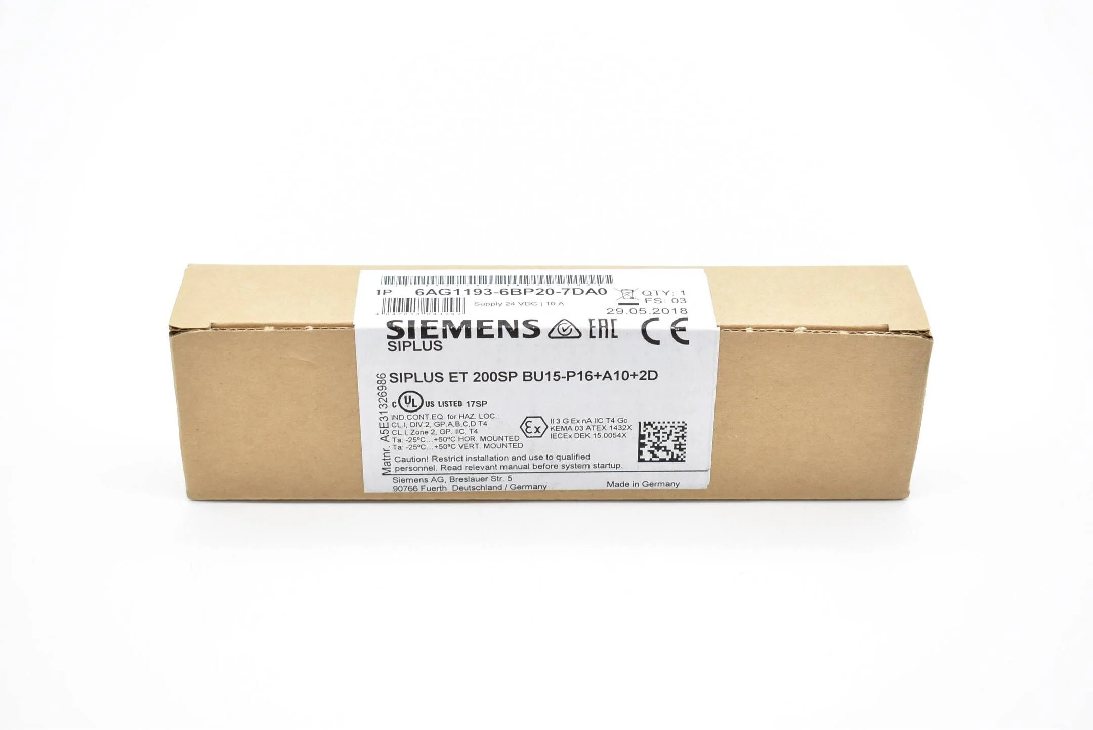 Siemens siplus ET 200SP 6AG1193-6BP20-7DA0 ( 6AG1 193-6BP20-7DA0 )