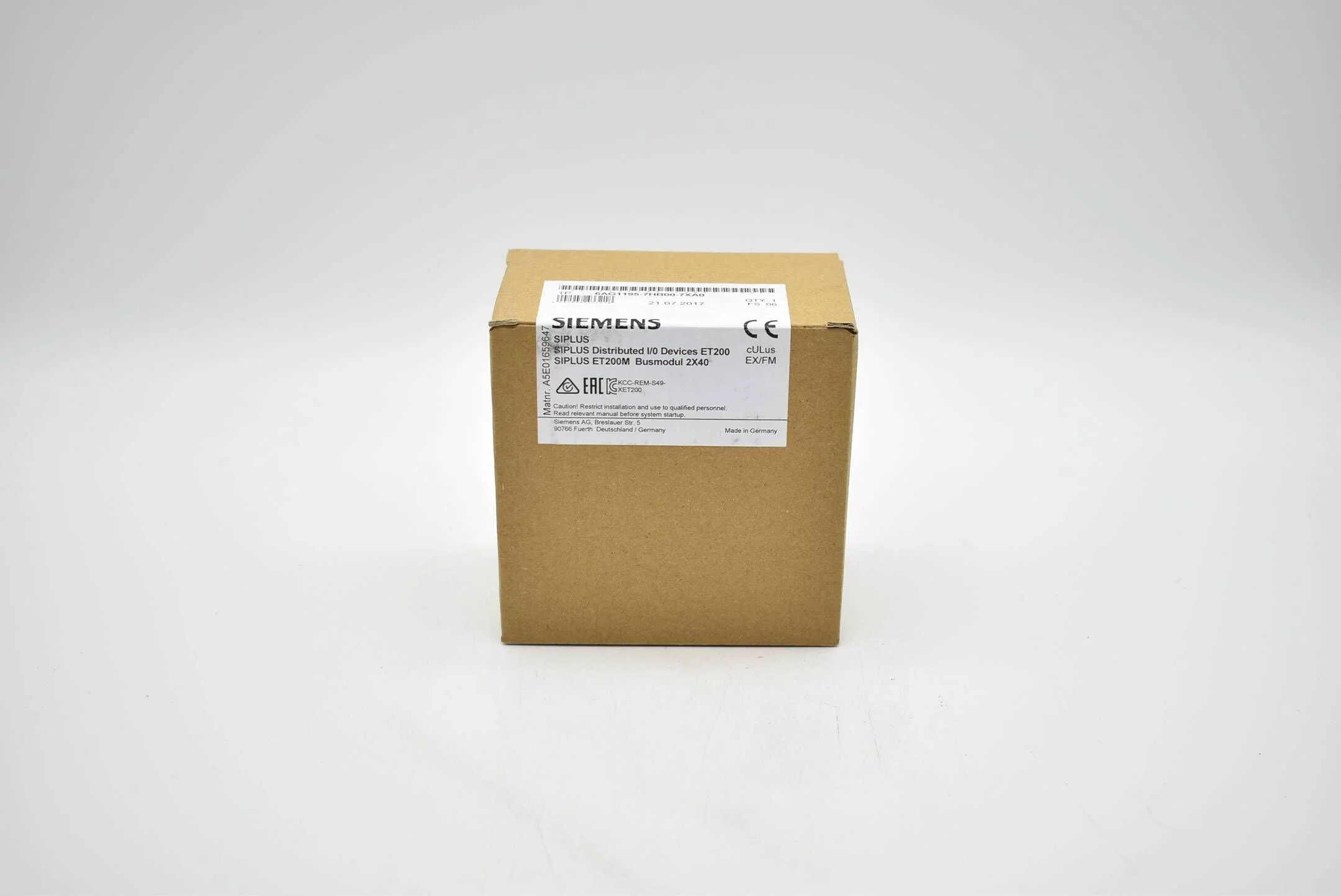 Siemens siplus ET200M Busmodul 6AG1195-7HB00-7XA0 ( 6AG1 195-7HB00-7XA0 ) E.06