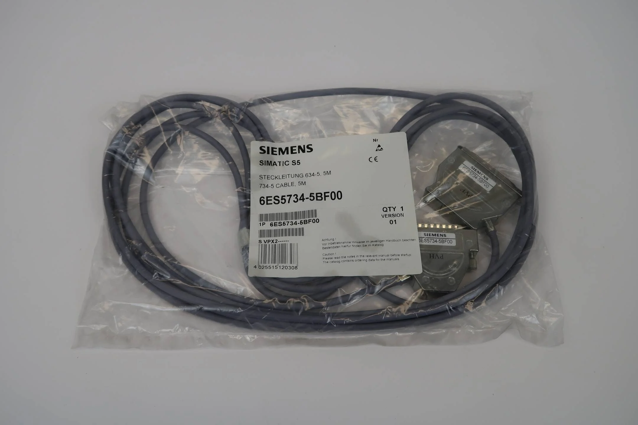 Siemens Steckleitung 634-5 5M 6ES5734-5BF00 ( 6ES5734-5BF00 )