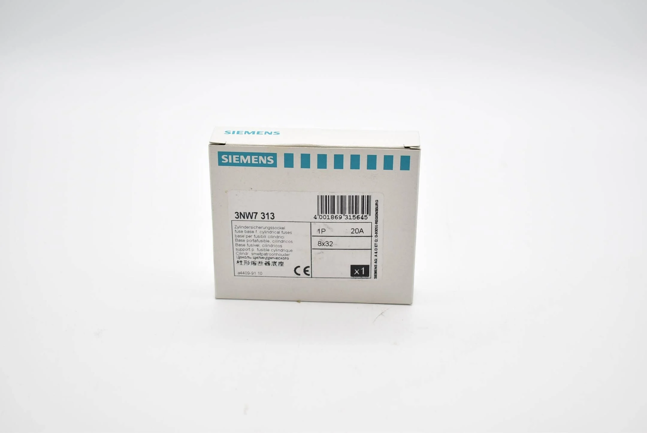 Siemens Zylindersicherungssockel 3NW7 313 ( 3NW7313 )