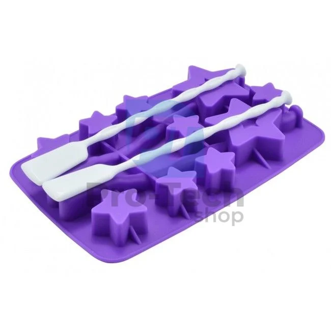 Silikoneisschale in Form von Sternen 51311