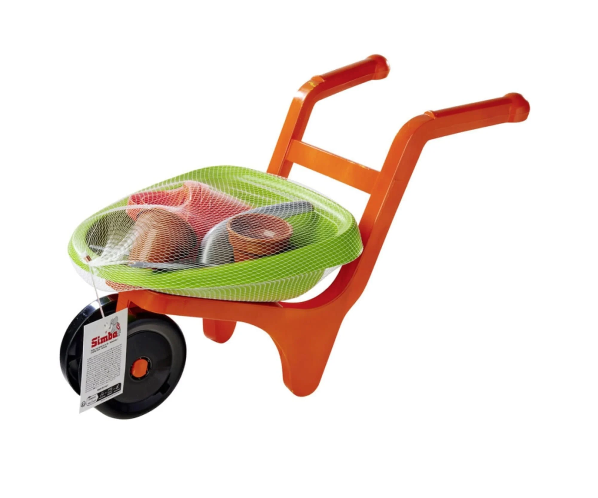 Simba Toys Kleine Schubkarre mit Gartenwerkzeug