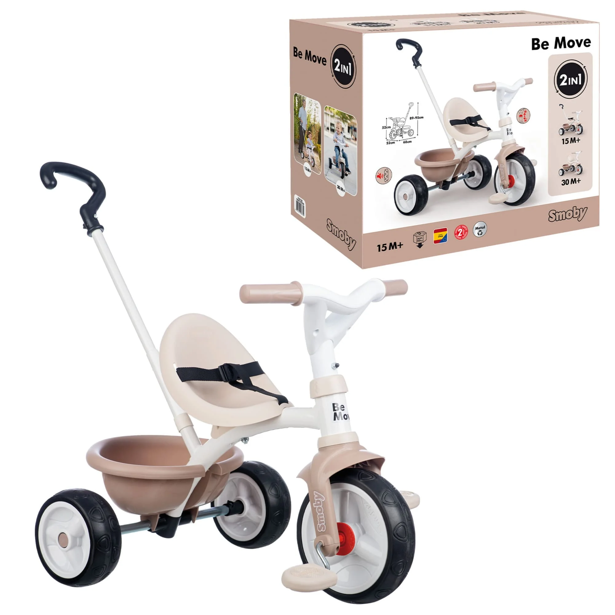 Smoby Dreirad Be Move Beige