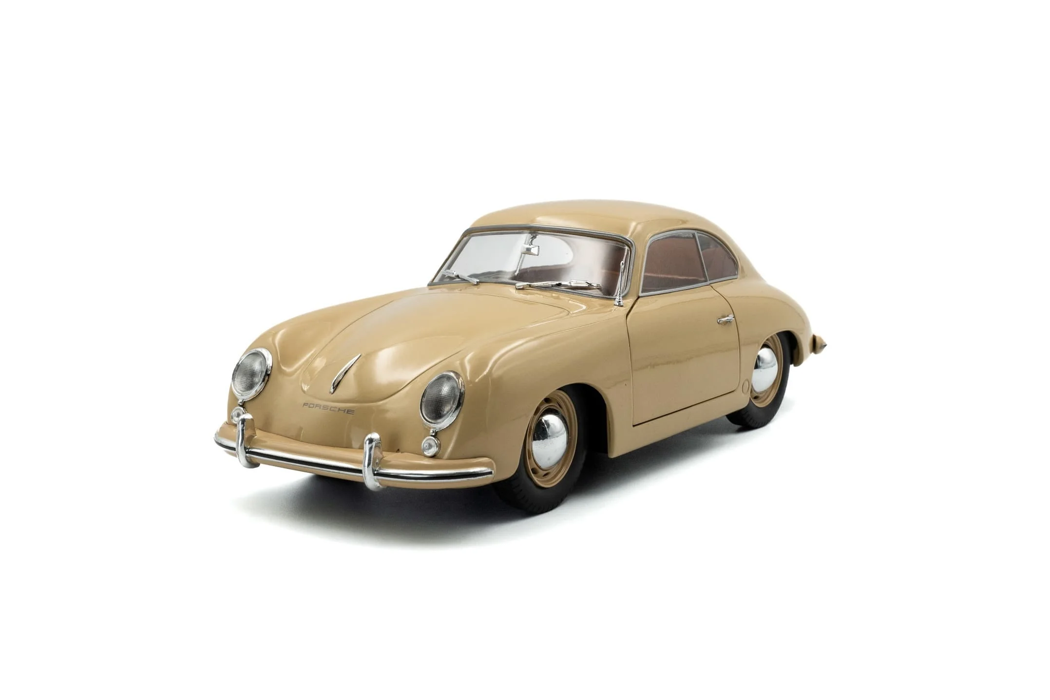 Solido 1:18 Porsche 356 PRE-A 1953 Modellauto braun - Die-cast, detailreich