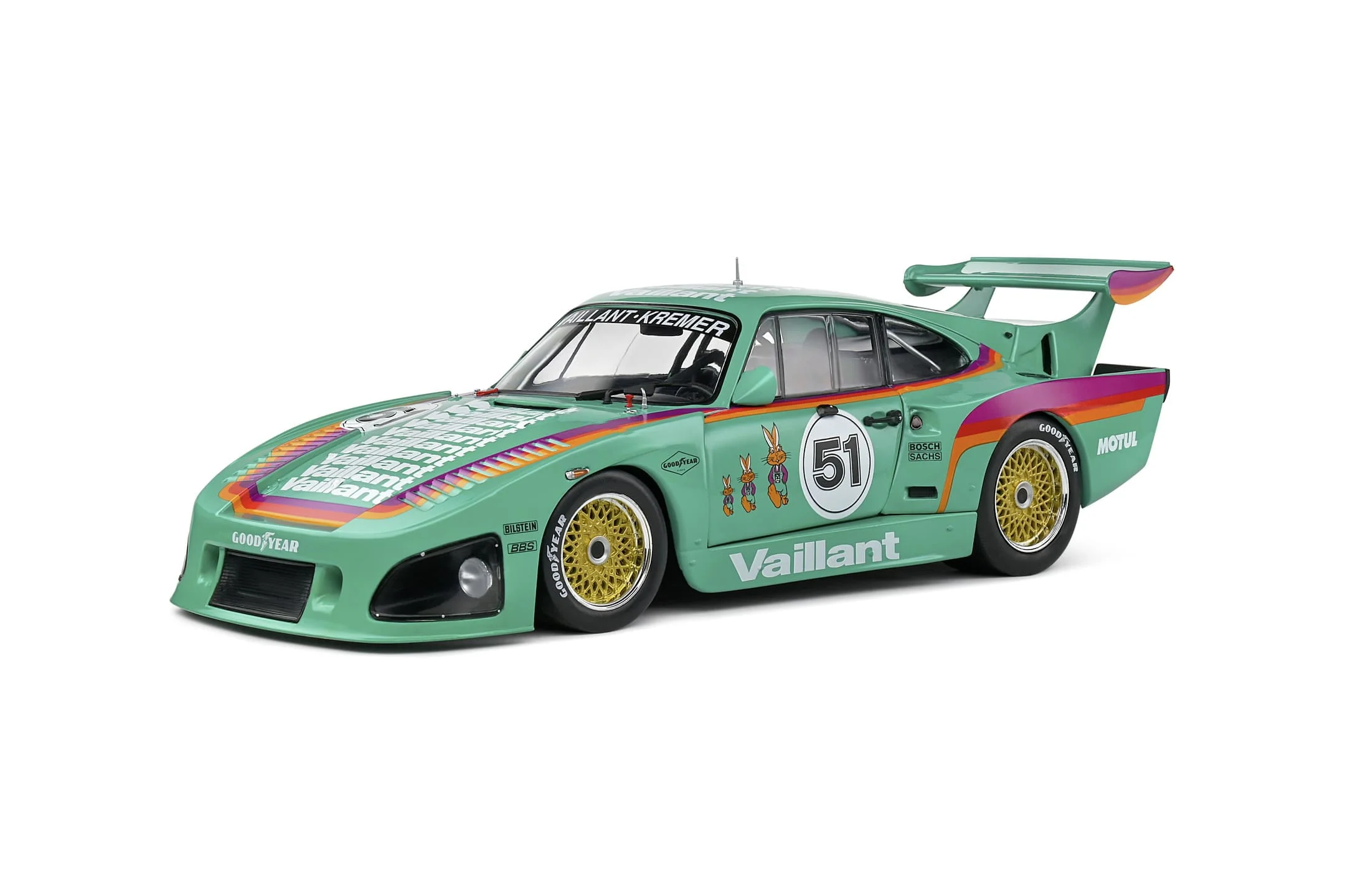 Solido 1:18 Porsche 935 K3 #51 Vaillant grün