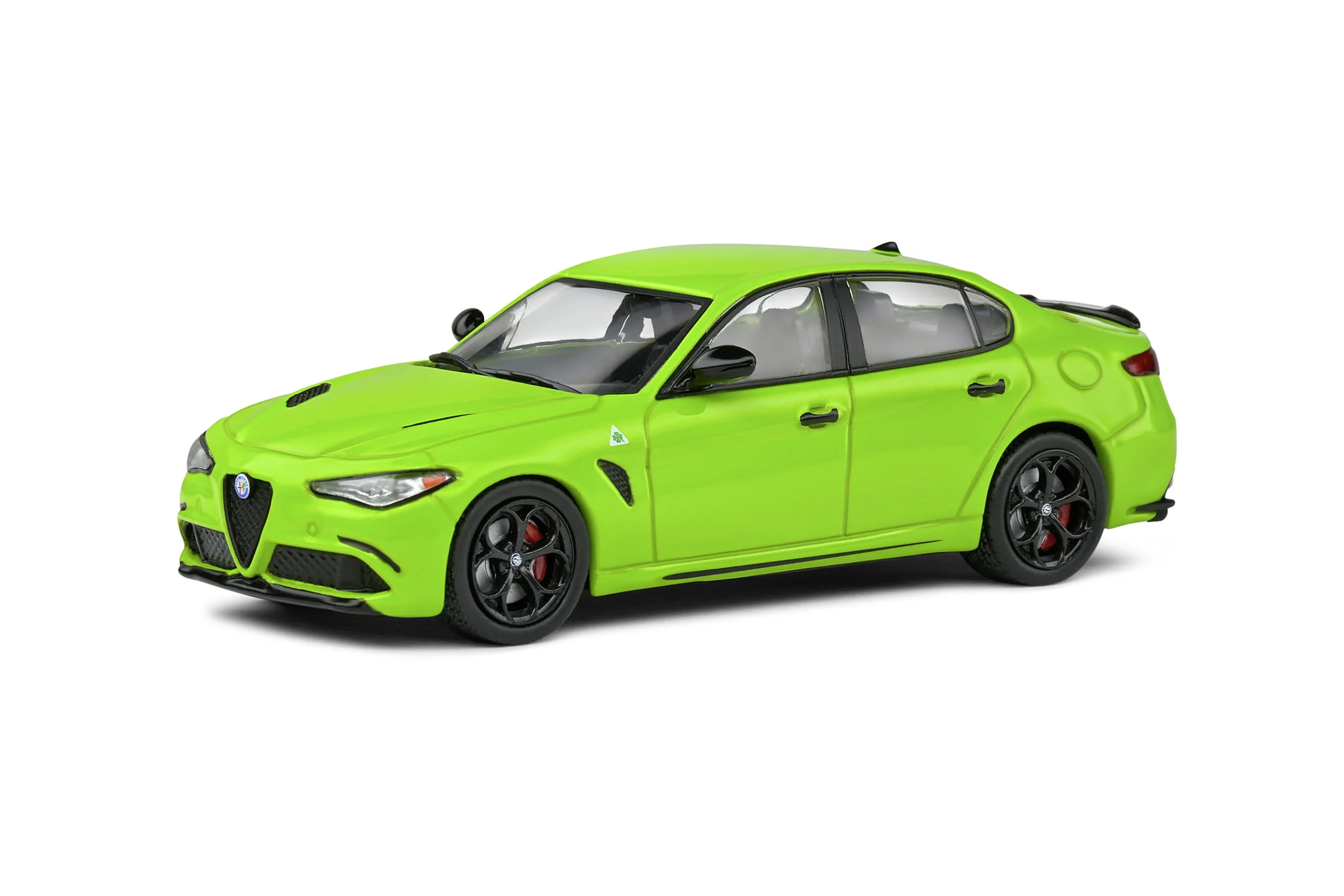 Solido 1:43 Alfa Romeo Giulia Quadrifoglio Acid Green 2020 Modellauto - Detailgetreu