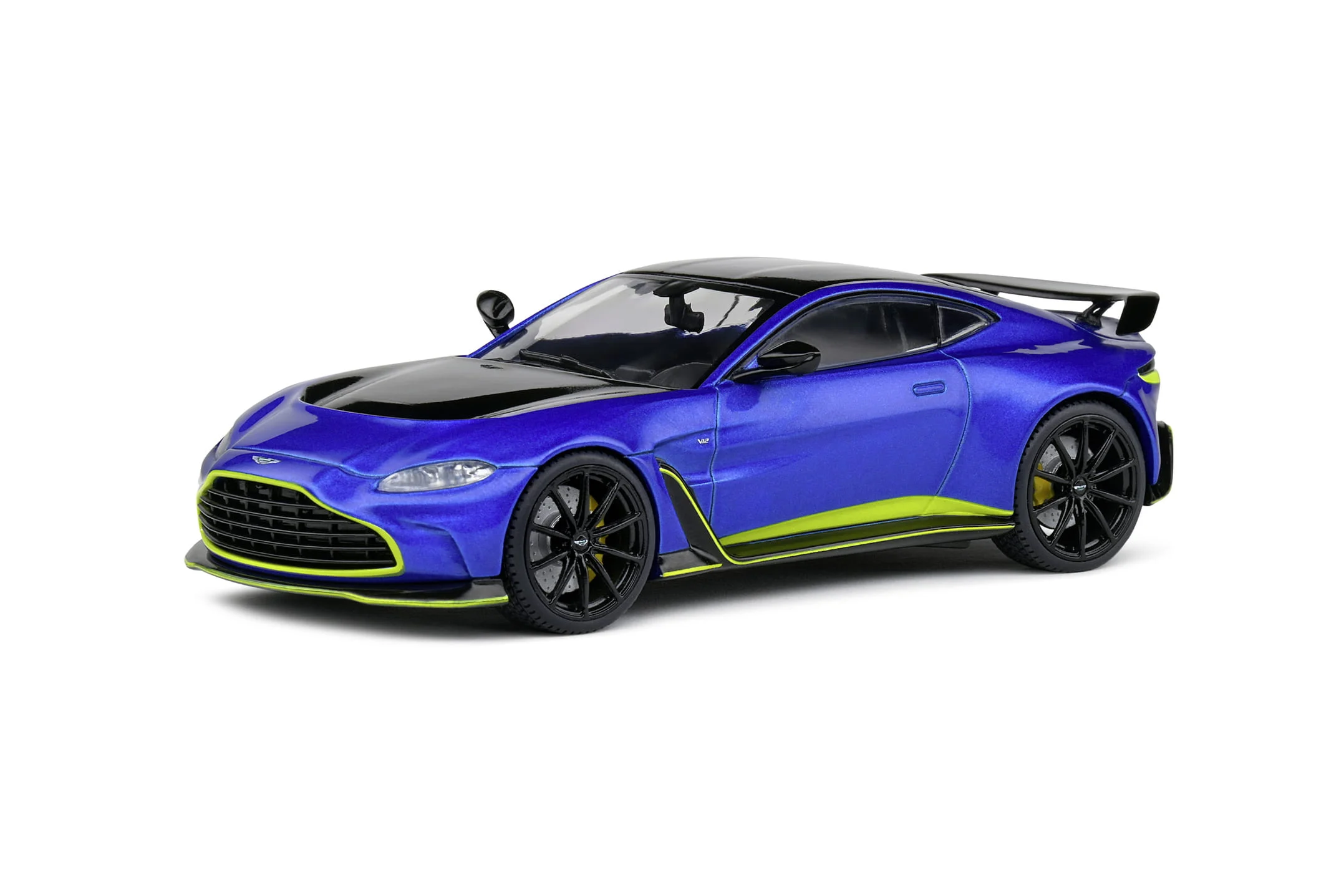 Solido 1:43 Aston Martin Vantage V12 2023 Modellauto blau – Die-cast, detailreich