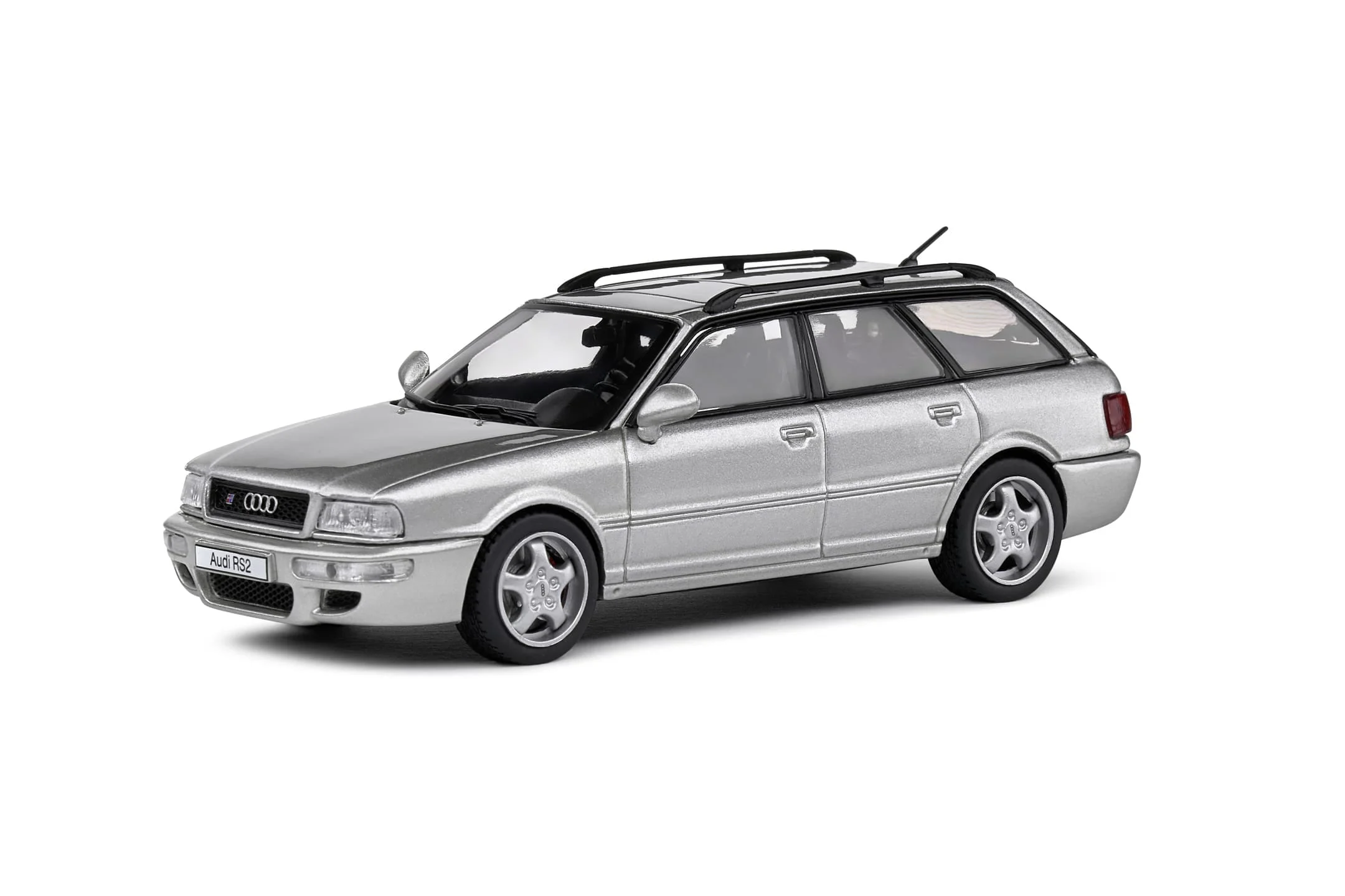 Solido 1:43 Audi Avant RS2 Polar Silber Modell - Sammlerstück, Detailgetreu