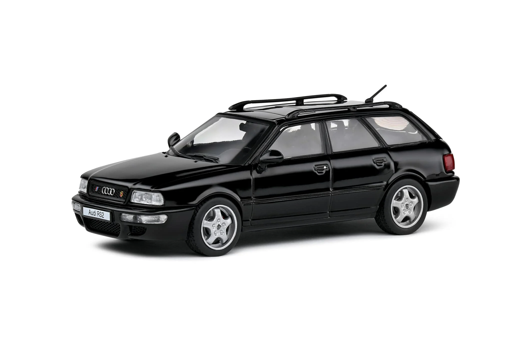 Solido 1:43 Audi Avant RS2 schwarz Brillant Black - Modellauto für Sammler