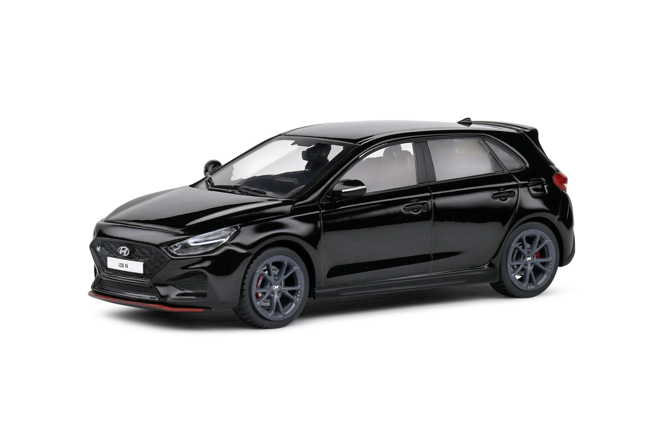 Solido 1:43 Hyundai i30N 2022 schwarz Modellauto - Die-cast, detailreich