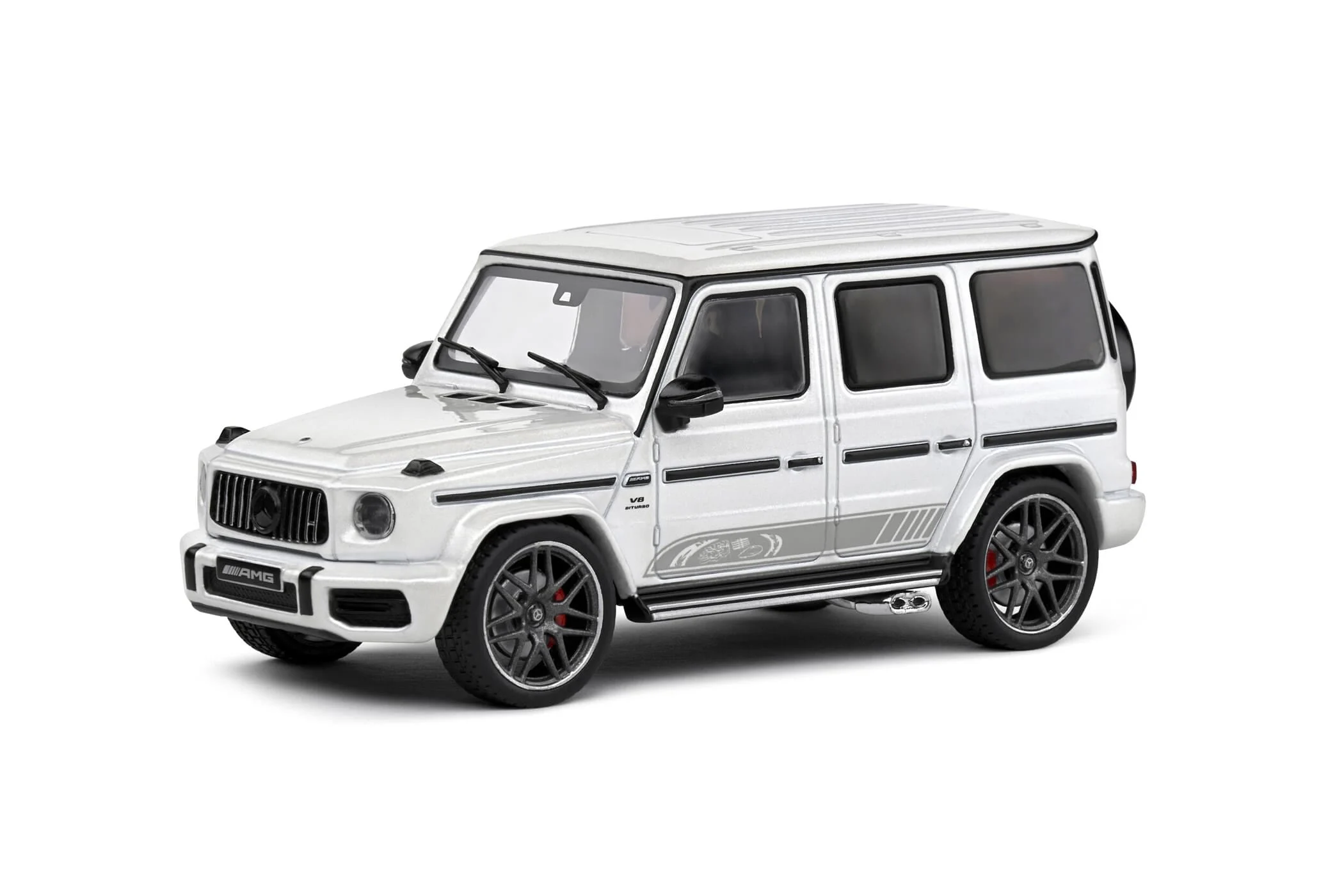 Solido 1:43 Mercedes AMG G63 2022 weiß - Modellauto in Diamantweiß