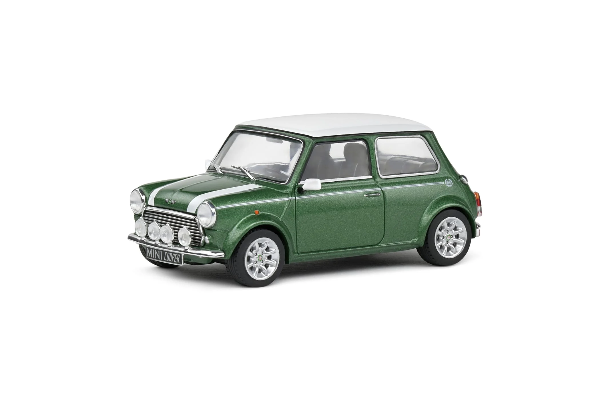Solido 1:43 Mini Cooper S 1994 British Racing Green Modellauto - Detailgetreue Nachbildung