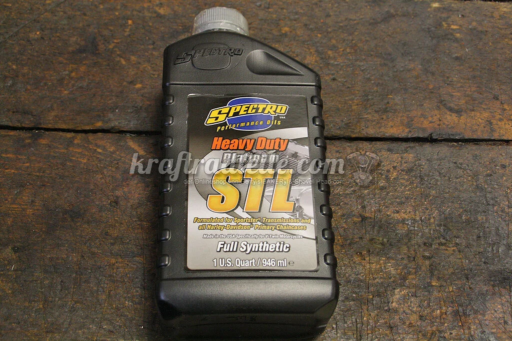 Spectro Transmission Oil STL Heavy Duty Platinum, Sportster, Full Synth., 75w140 GL1