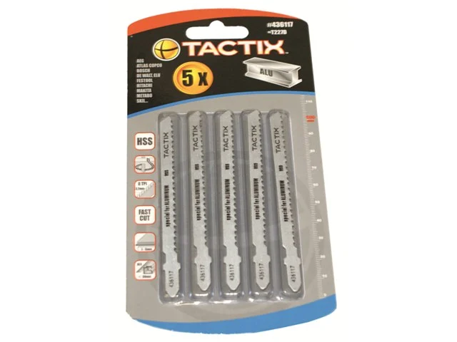 Stichsägeblätter Alu 3-15mm 5-tlg 100mm