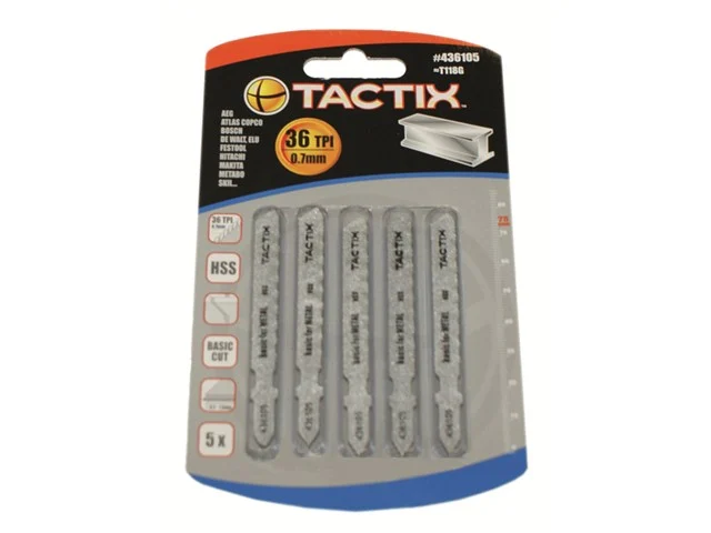 Stichsägeblätter HSS 0,5-1,5mm 5-tlg 75mm