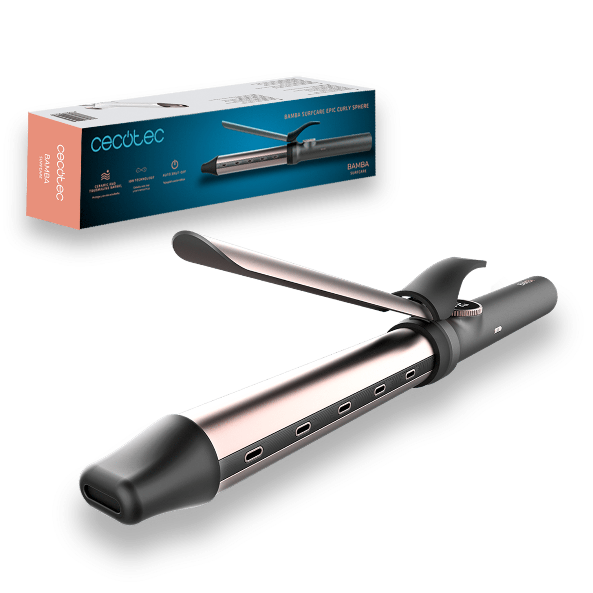 SurfCare Epic Curly Sphere Manueller Lockenstab mit 32 mm Keramik und Turmalin.