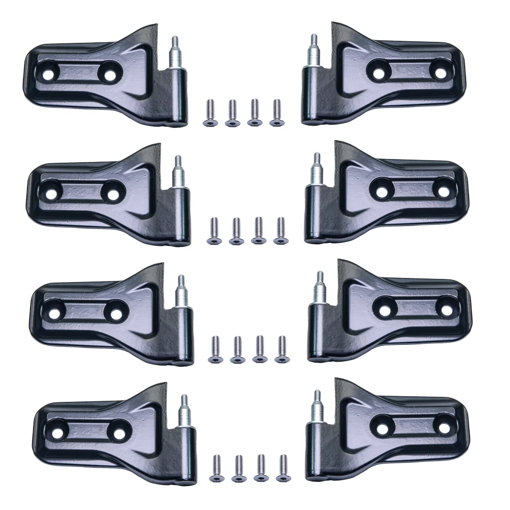 TürscharniersetSchwarz 4-Türer8-teilig