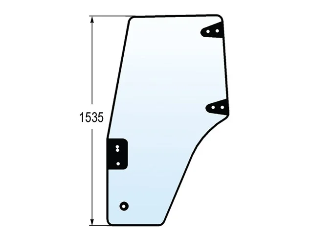 Türscheibe li. zu NH 82036001, 82019226