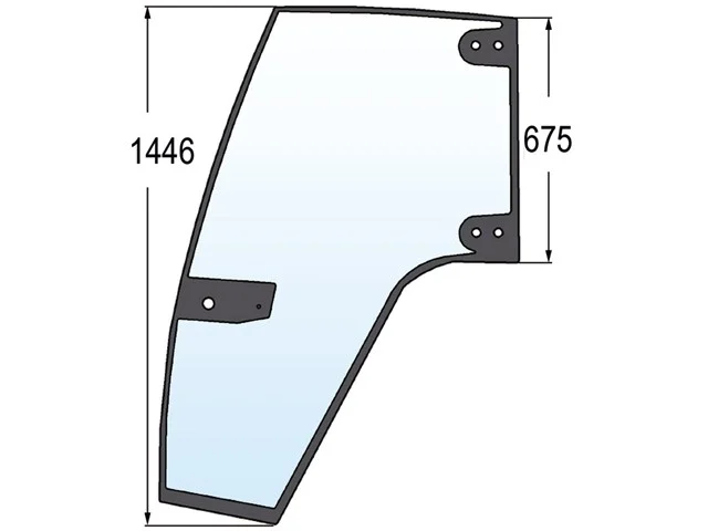 Türscheibe links zu Steyr 134621090,134621080,134621001