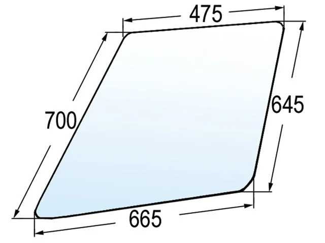 Türscheibe oben zu Lindner 3200373
