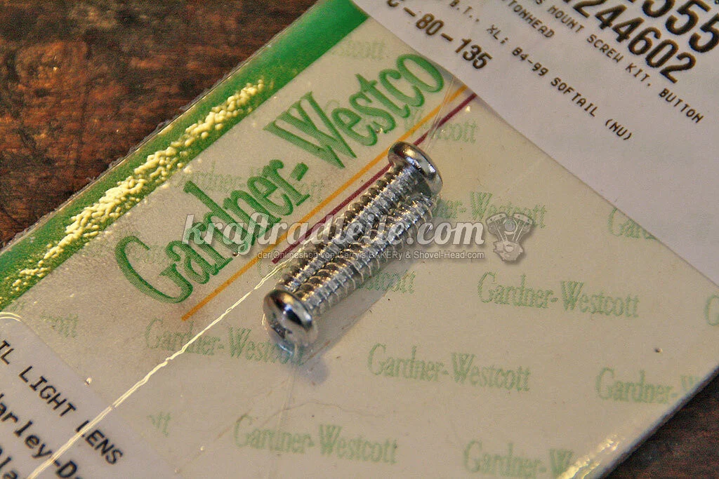 Taillight Lense Screw Set, all models 73-98 / 84-99 Softail